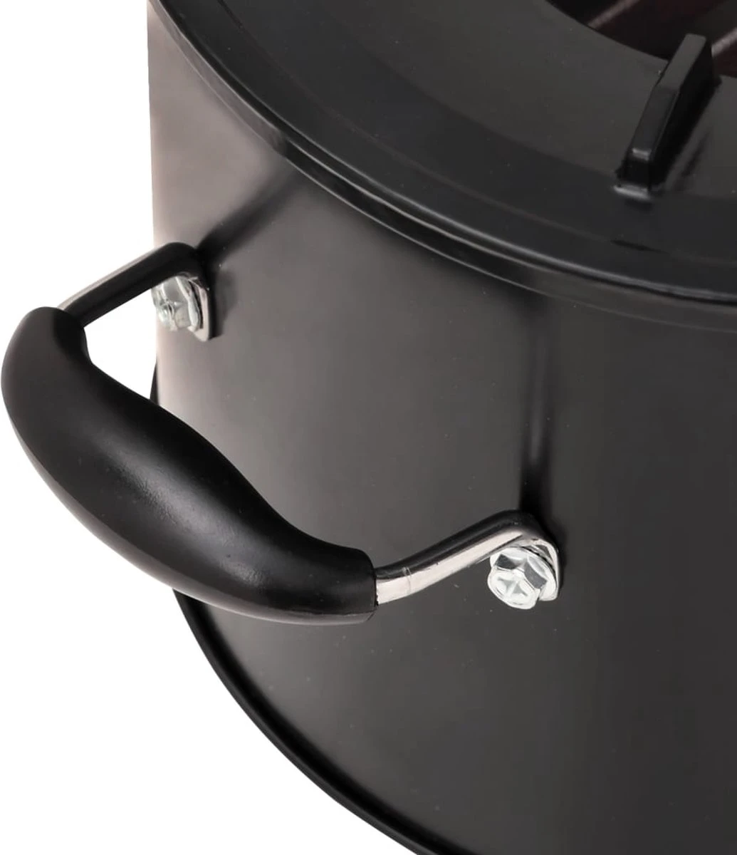 VidaXL Camping Houtkachel 36x26x22,5 Cm Metaal Zwart - Afbeelding 3