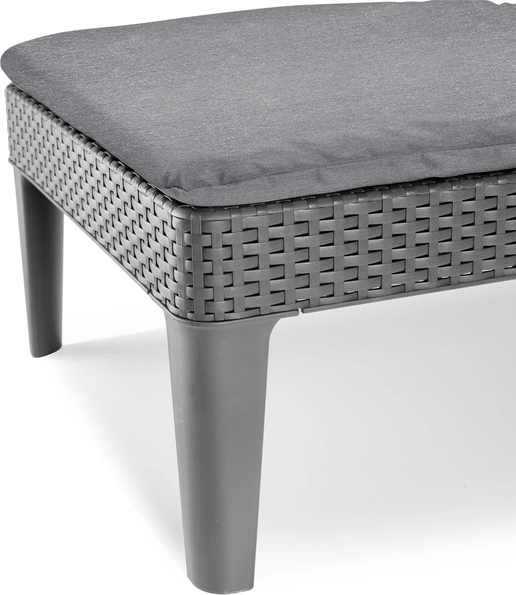 Allibert Jaipur Ligbed - 58x187,5x29 Cm - Grafiet - Afbeelding 12