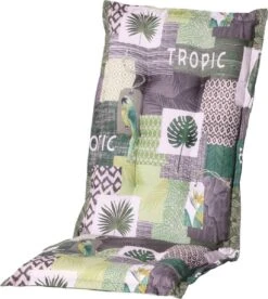 Madison - Tuinkussen - Universeel - Hoge Rug - Tropic Green - 123x50cm - Groen