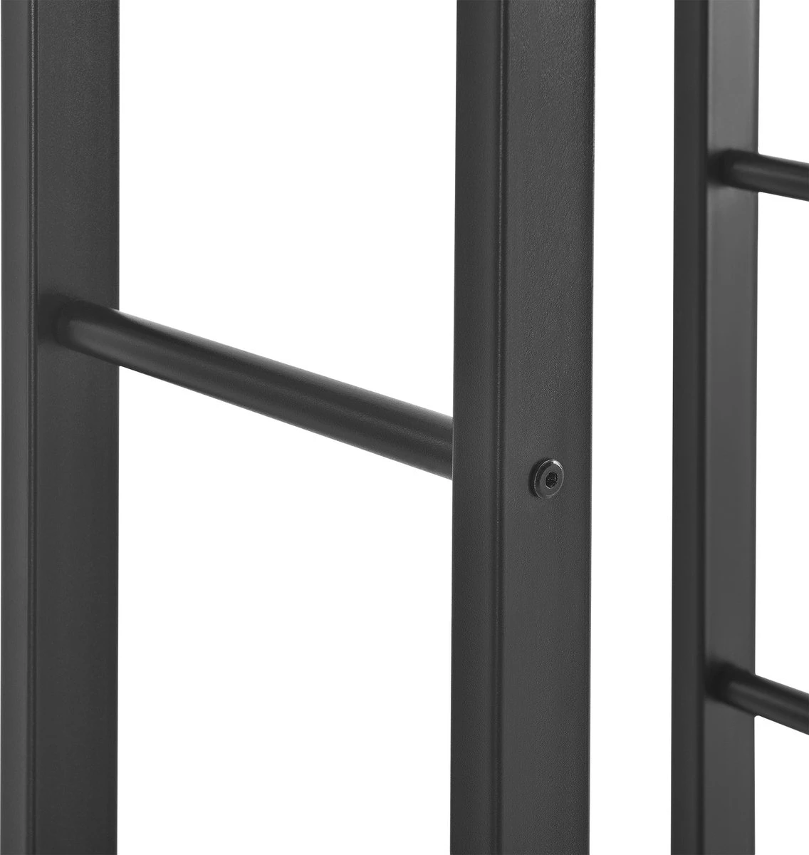 Stalen Brandhoutrek Houtopslag Zwart 40x150x25 Cm - Afbeelding 4