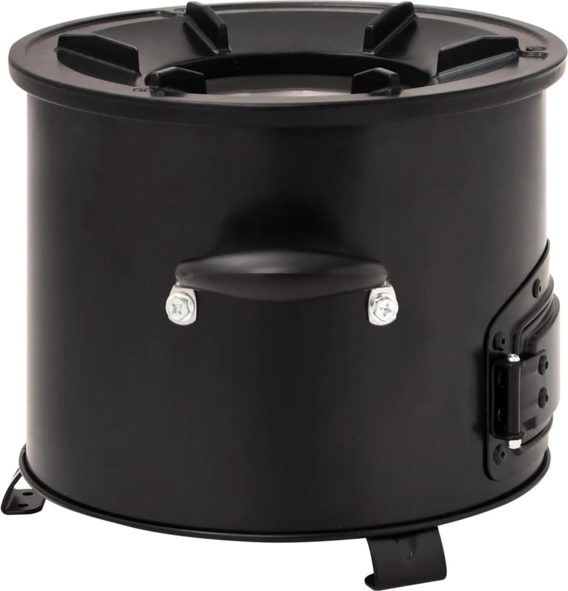VidaXL Camping Houtkachel 36x26x22,5 Cm Metaal Zwart - Afbeelding 10