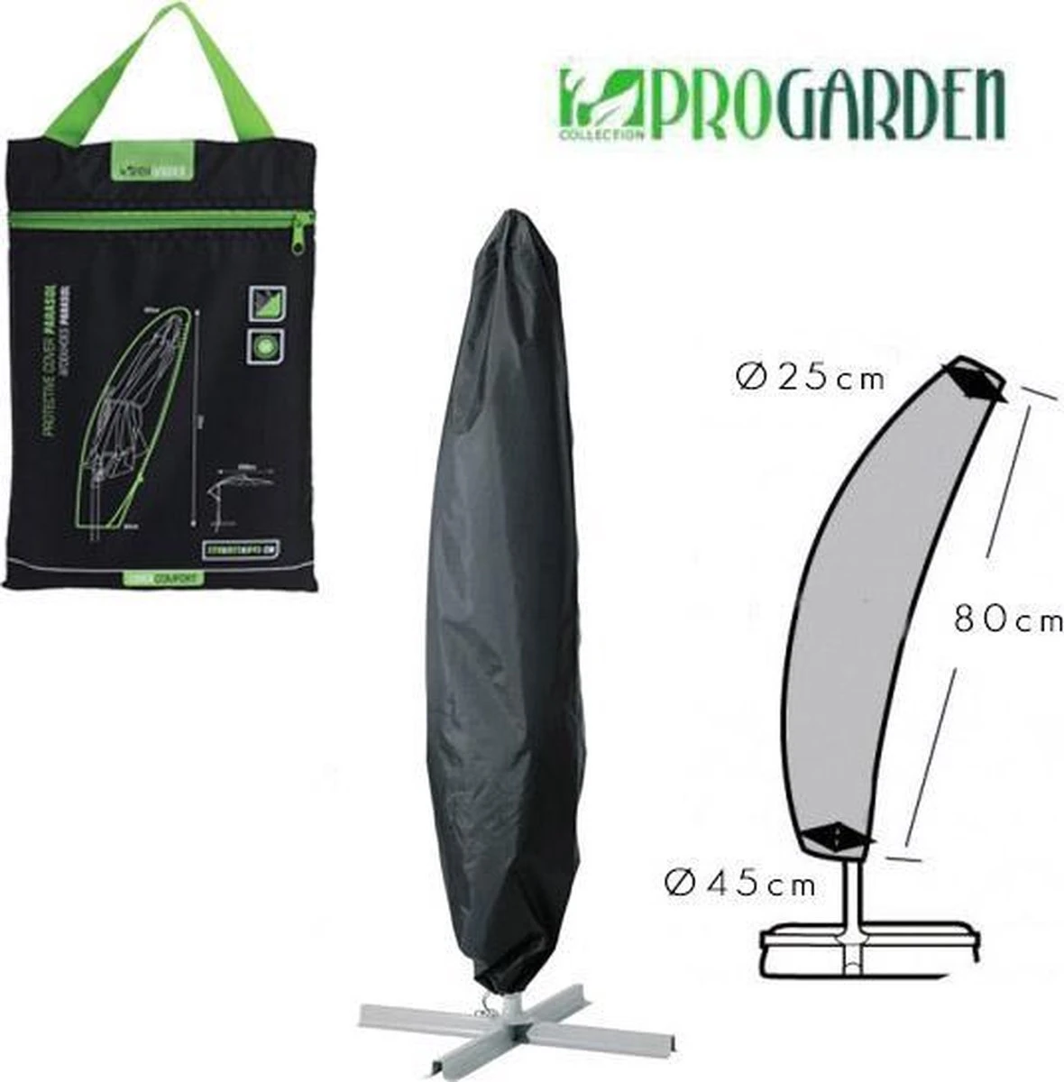 Pro Garden ProGarden Luxe Zweefparasolhoes - Zweefparasol Hoes - Afbeelding 3