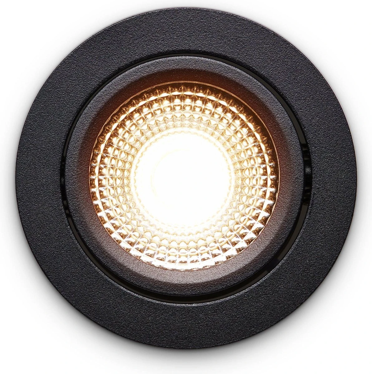 Ledisons LED Inbouwspots Zwart Met Driver - Dimbaar Kantelbaar IP54 3W 2700K Warm Wit Licht 240V 60 Stralingshoek >90 CRI Traploos Dimmen - Vivaro Zwart - Slechts 23MM Inbouwdiepte! 5 Jaar Garantie Energieverbruik: A++ - Afbeelding 12