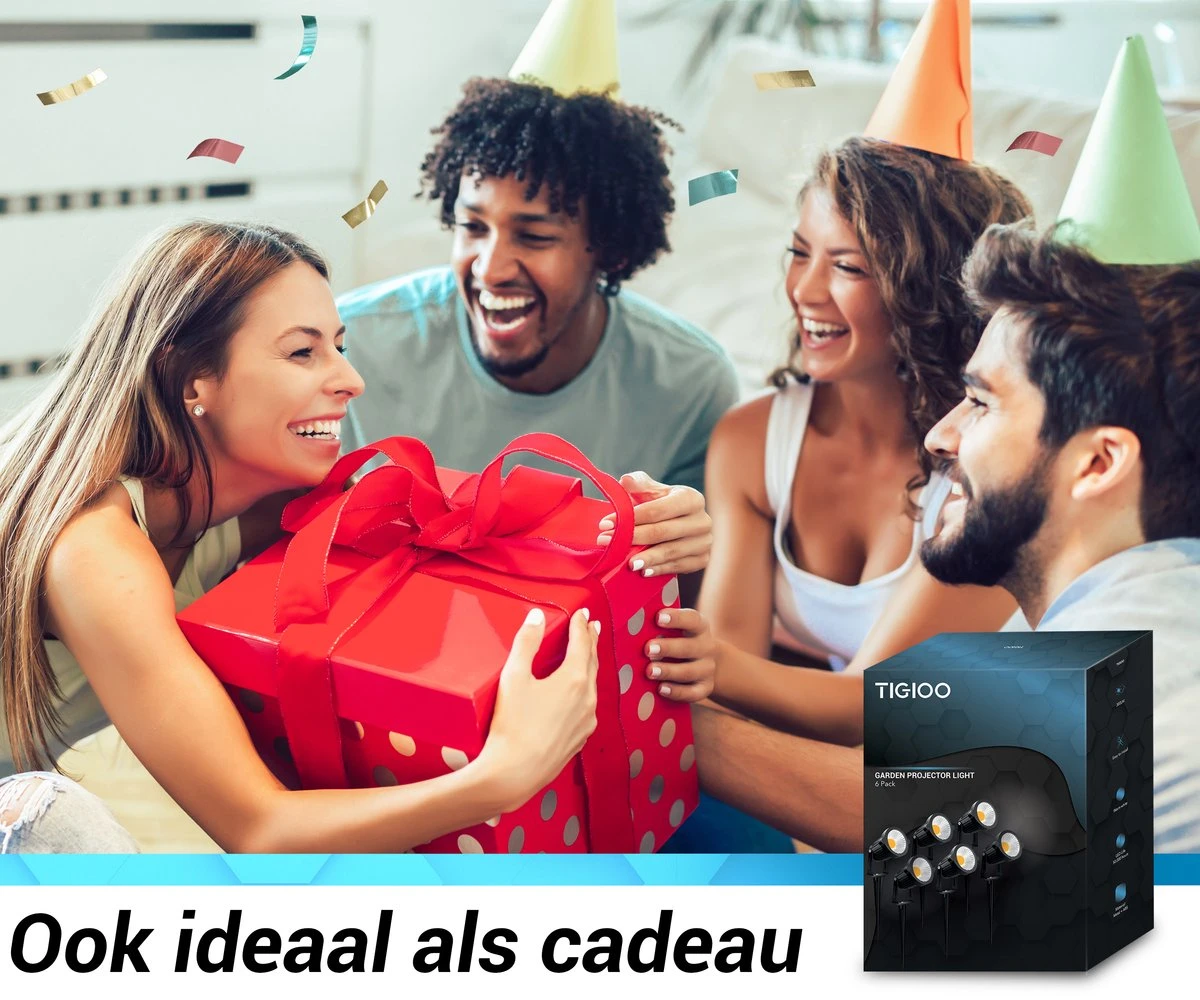 TIGIOO LED Tuinspot Buitenverlichting - 6 Tuinlampen - Tuinverlichting - Waterdicht (6 PACK) - Afbeelding 10