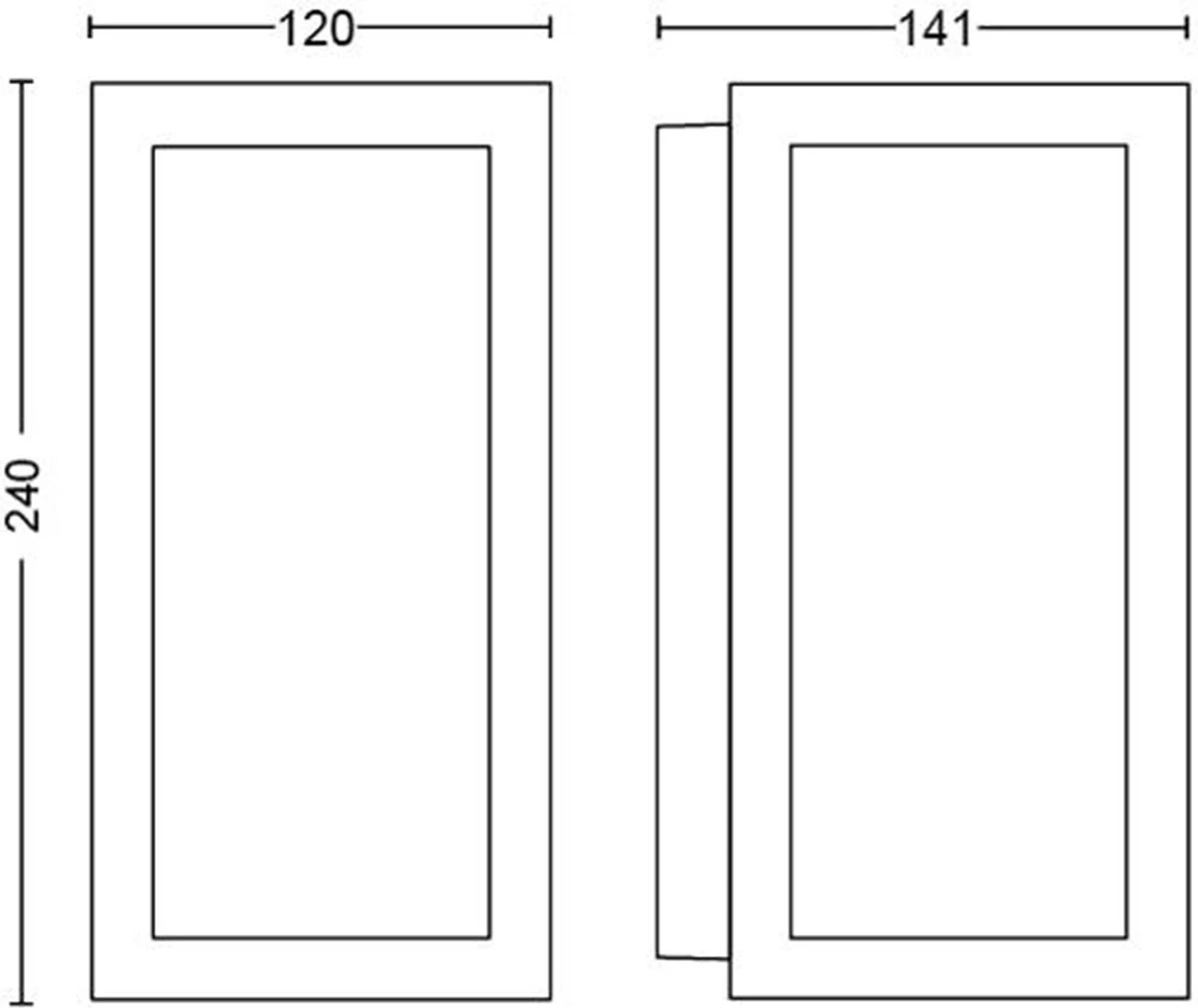 Philips Hue Impress Muurlamp - Wit En Gekleurd Licht - Zwart - Smal - Afbeelding 12