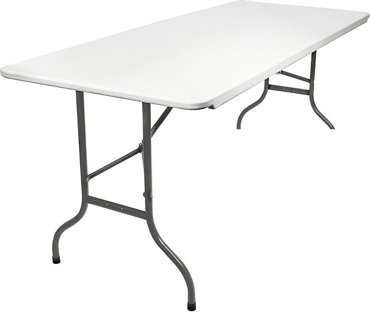 MaxxGarden Vouwtafel - Opvouwbare Kampeer Tafel - Tuin - Camping - Binnen - Weersbestendig - 180 X 74 X 74cm- Wit