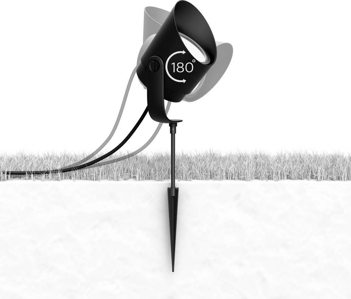 Philips Hue Lily XL-tuinspot - Wit En Gekleurd Licht - Zwart - Laagspanning - Afbeelding 18