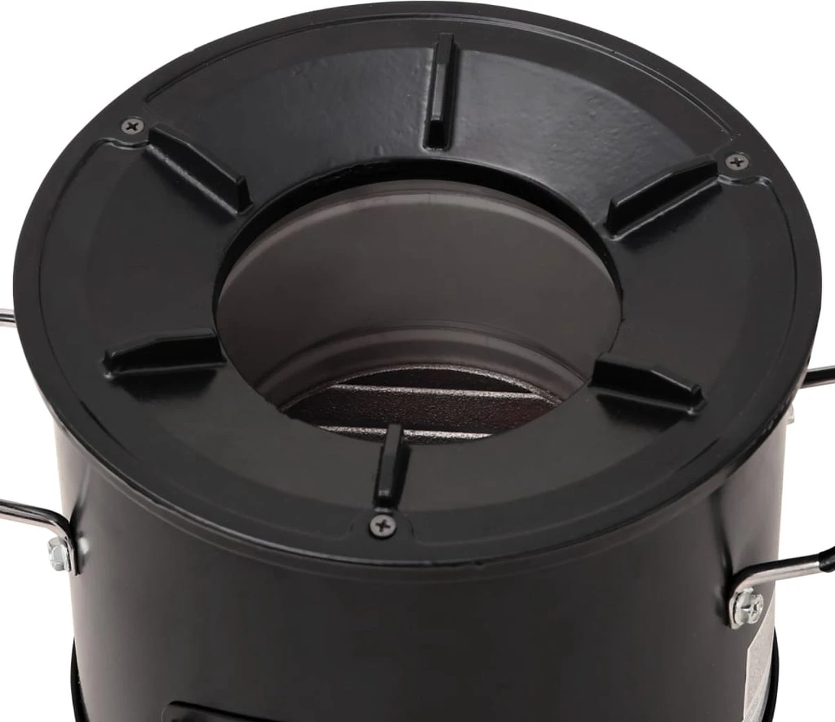 VidaXL Camping Houtkachel 36x26x22,5 Cm Metaal Zwart - Afbeelding 9