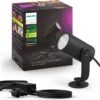 Philips Hue Lily Tuinspot - Wit En Gekleurd Licht - 1-spot - Zwart - Laagspanning - Basis