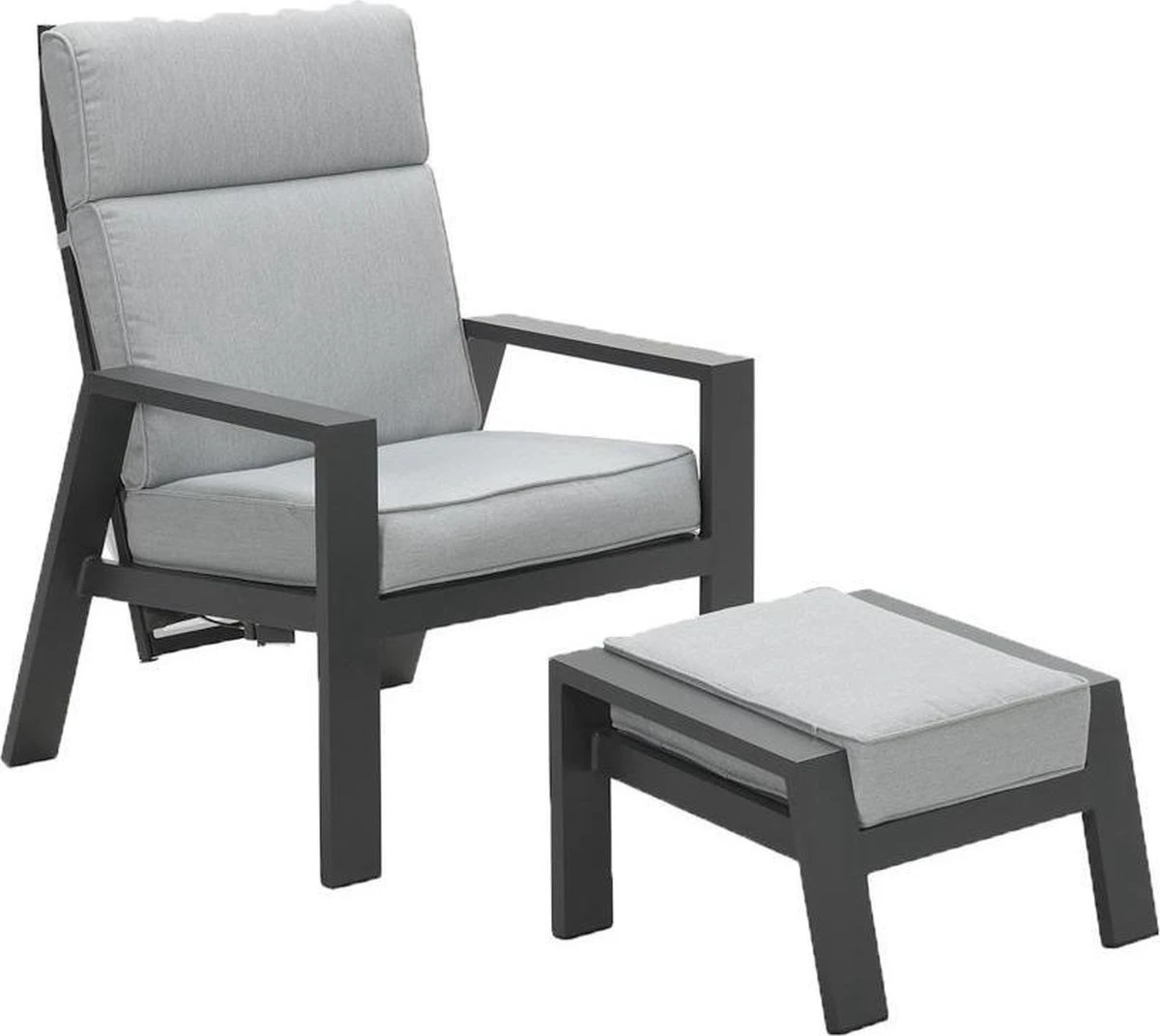 Garden Impressions Max Verstelbare Stoel + Voetenbank