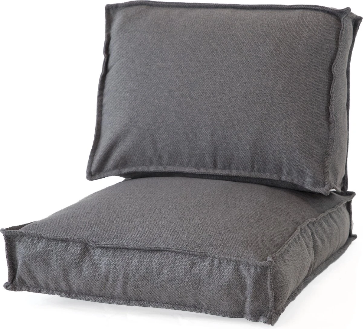 2L Home & Garden Loungekussen Metro Lounge Grijs - 60 X 60cm - Afbeelding 5