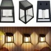 Solar Wandlamp-Tuinverlichting Op Zonne-energie Energie -Schutting Wandverlichting- Solar Buitenverlichting- Led Verlichting - Duurzaam-