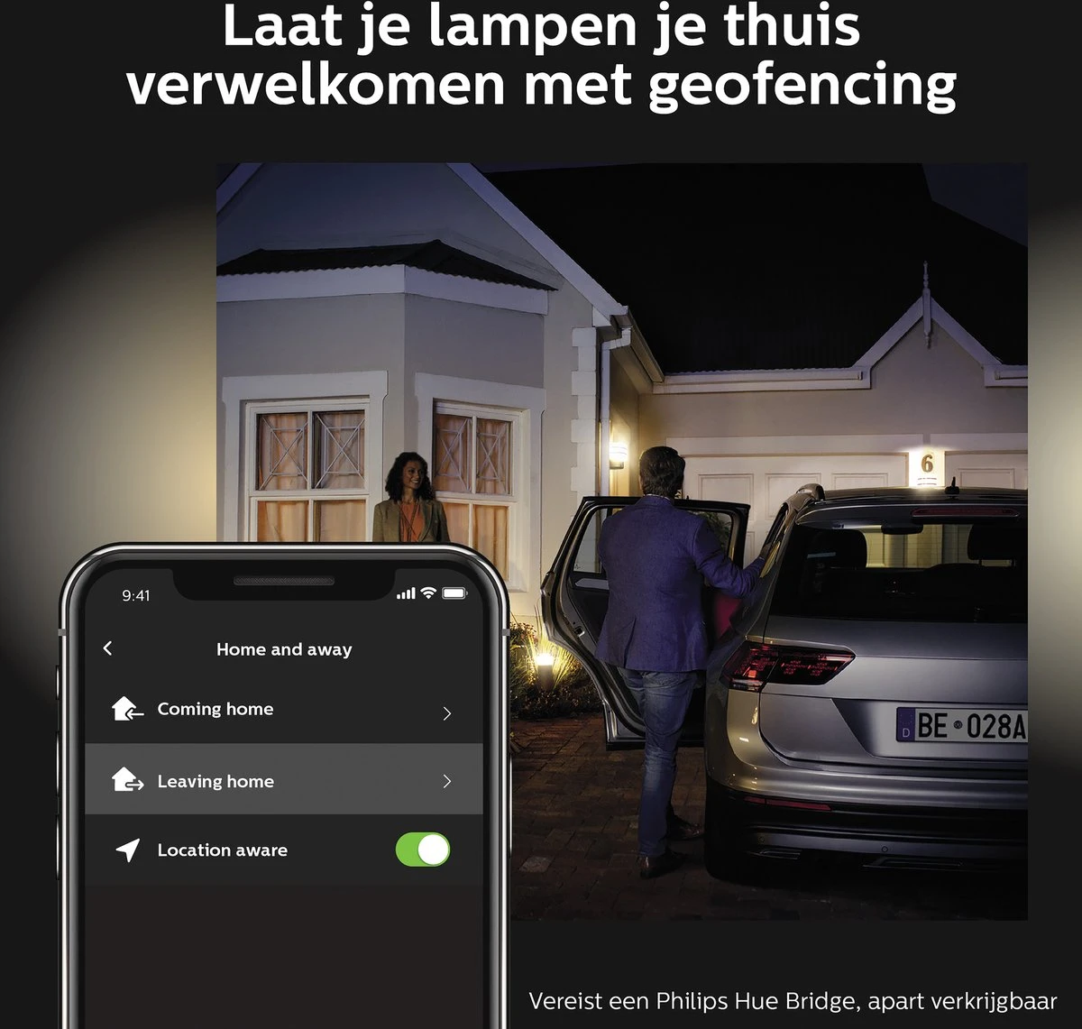Philips Hue Nyro Sokkellamp - Wit En Gekleurd Licht - Zwart - Afbeelding 8