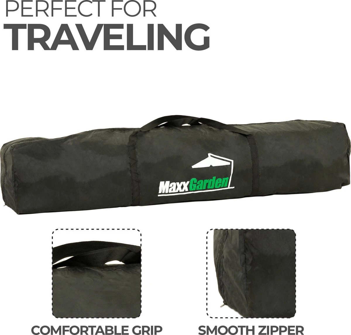 MaxxGarden Partytent - Feesttent Paviljoen - 3x3m - Antraciet - Afbeelding 7