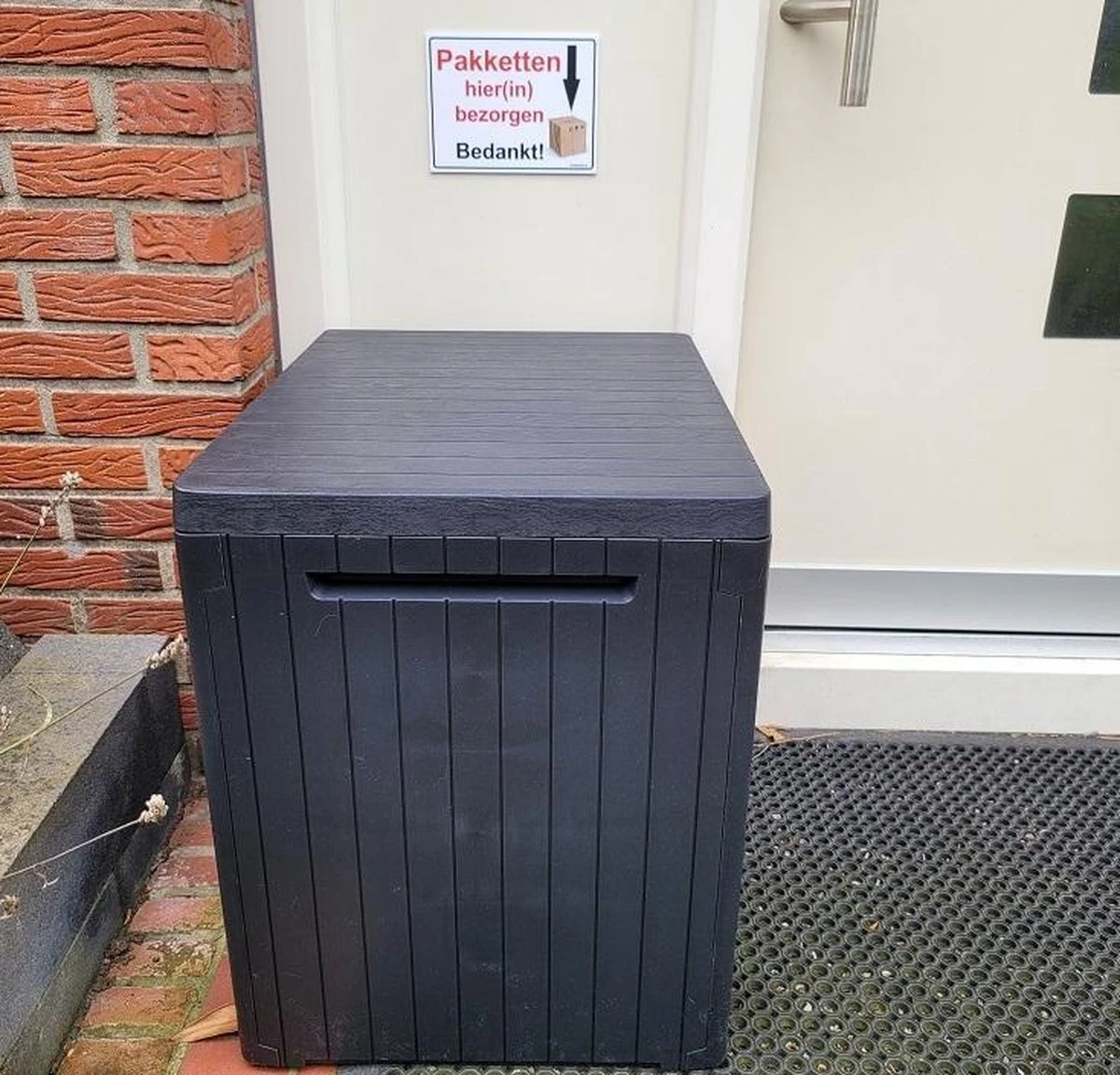 A5 Bord Pakketten Hier(in) Bezorgen, Geen Sticker, Instructiebord Bezorger Pakketdienst Pakketbox Pakketbrievenbus Pakketkluis - Afbeelding 6