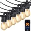 Gologi Lichtsnoer Buiten En Binnen - Lichtslinger 10M - Tuinverlichting LED - Warme Sfeerverlichting 2700K - Smart Verlichting - Koppelbaar Tot 25M