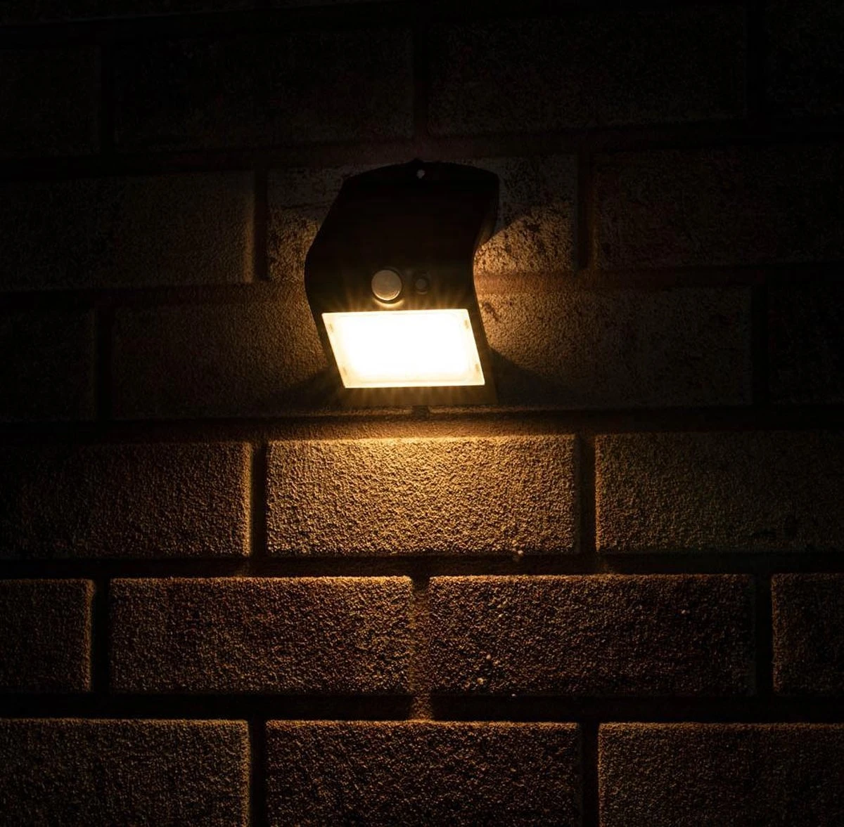 Proventa Solar LED Buitenlamp Met Bewegingssensor - Wandlamp Model Jerrel - Zwart - Afbeelding 6