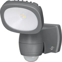 Brennenstuhl LED Batterij Buitenlamp LUFOS / Draadloze LED Buitenlamp Met Sensor En Batterij (Schijnwerper Op Batterijen Met 4 Hoogwaardige Merk-LED's, 210 Lumen, Voor Buitengebruik IP44)