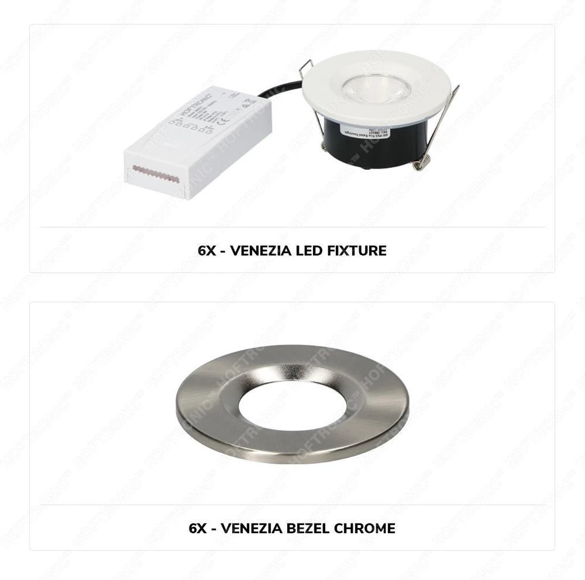 HOFTRONIC Venezia - Set Van 6 LED Inbouwspots RVS - IP65 Waterdicht - Dimbaar - 6 Watt 600 Lumen - Met Lichtbron - 2700K Warm Wit Licht - Zaagmaat 65mm - Inbouwdiepte 45mm - Geschikt Voor Badkamer, Woonkamer, Veranda En Carport - 3 Jaar Garantie - Afbeelding 18