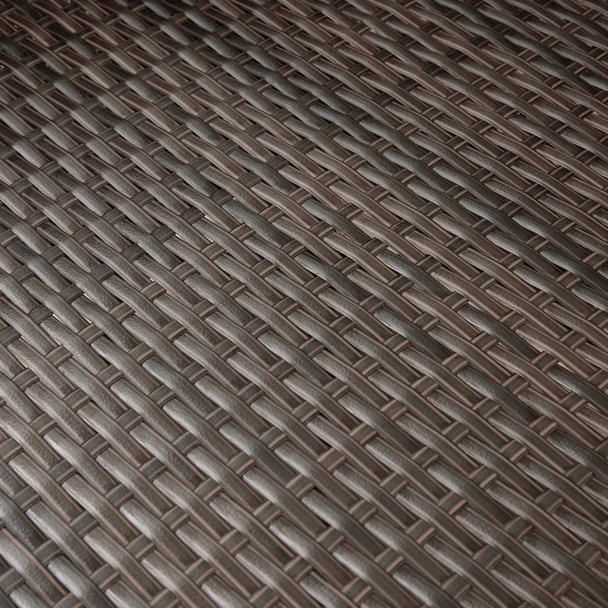 Teamson Home 3-Delig Hoek Loungeset - Tuinmeubelen - Tuinbank - Omvat Tafel En Kussens - Rotan - Bruin/Wit - Afbeelding 4