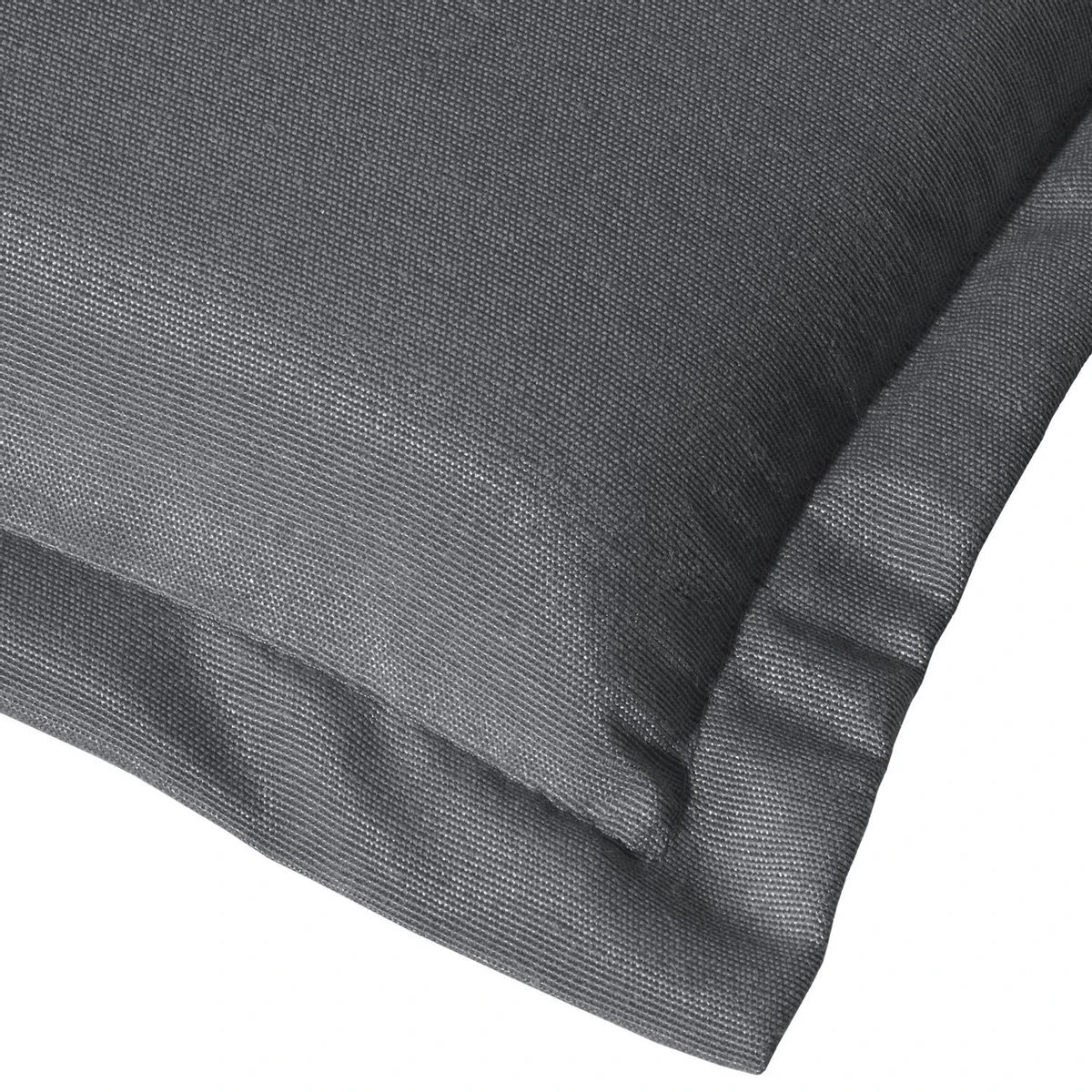 Beautissu Set Van 6x Tuinkussens Lage Rug Loft NL 100 X 50 X 6 Cm - Kussen Antraciet - Zitkussen Sierkussen Tuinstoel - Afbeelding 3