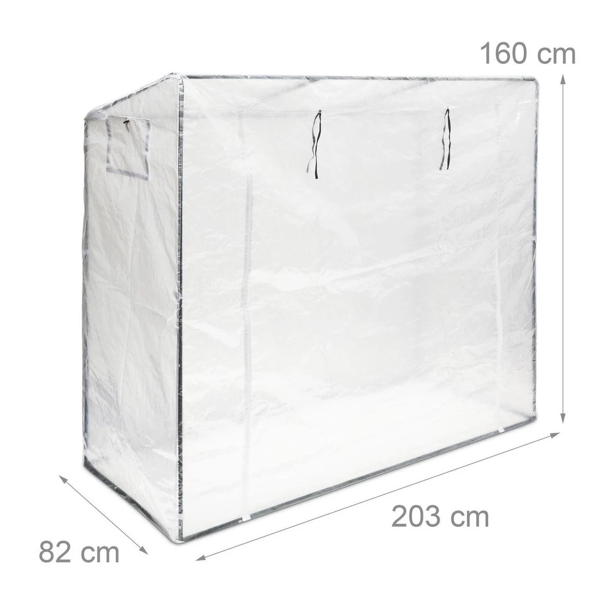 Relaxdays Tomatenkas XL - Met Schuin Dak - Kweekkas Voor Tomaten - Plastic Serre - Afbeelding 2