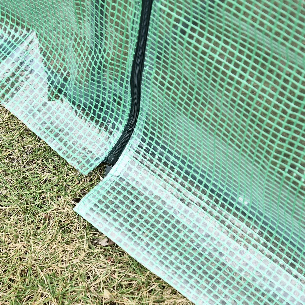 Merkloos Kweekkas - Tuinkas - Foliekas - Folie Kas - Broeikas - Kweektent - Plantenkas - Met Schappen - 143 X 73 X 195 Cm - Groen - Afbeelding 5