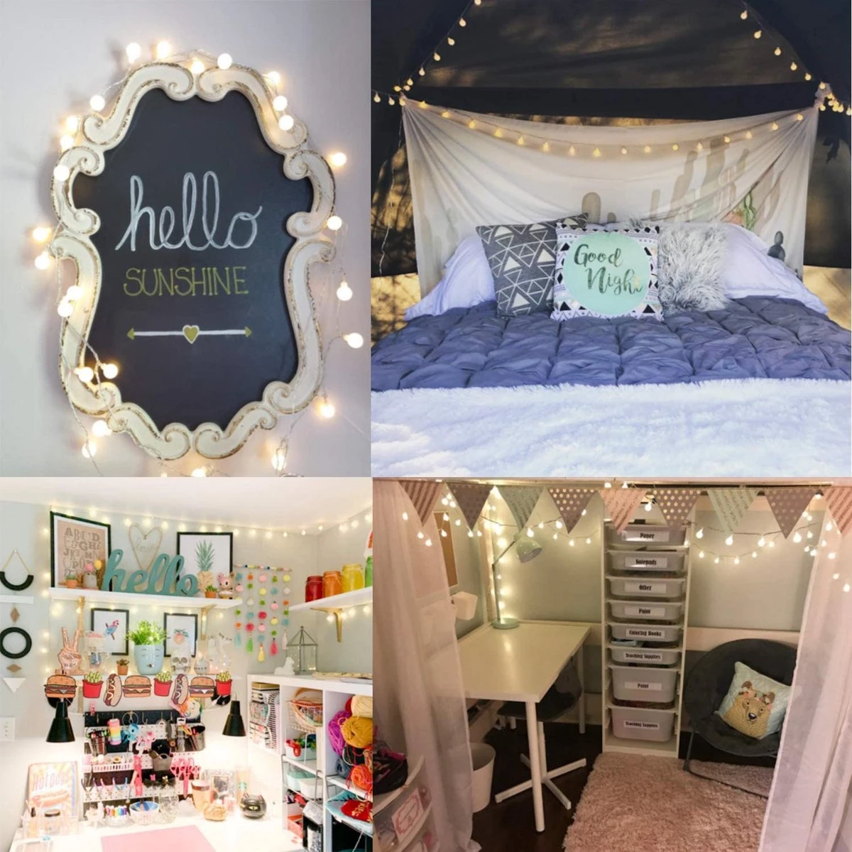 Homèlle Lichtsnoer - Kerstverlichting - Warm-wit - 3 Meter - 20 LEDs - Afbeelding 4