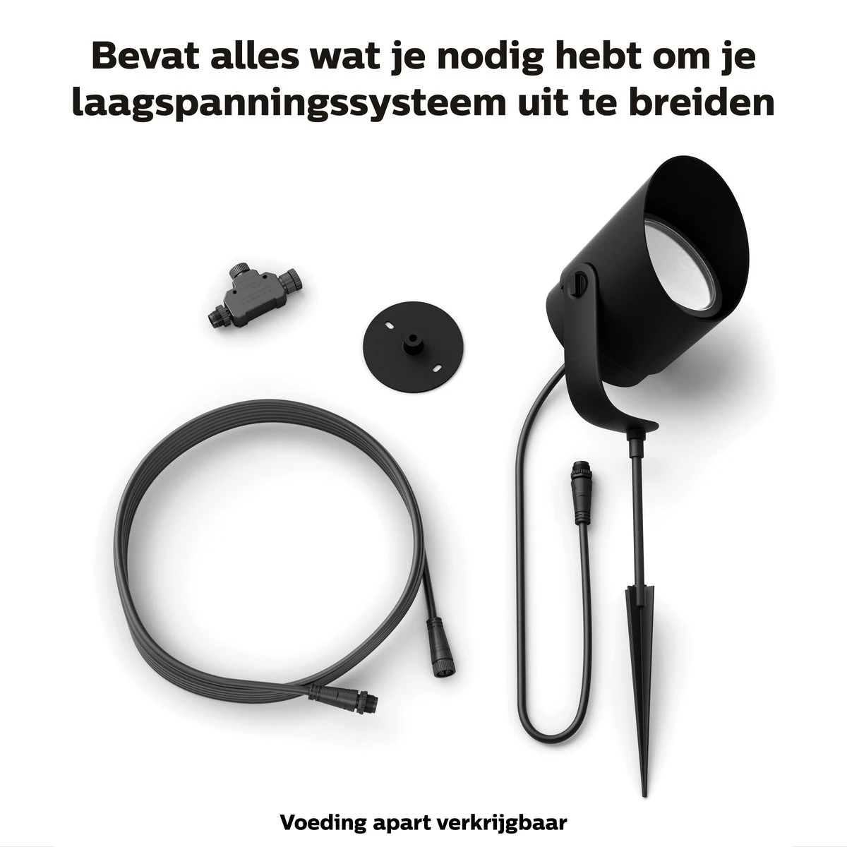 Philips Hue Lily XL-tuinspot - Wit En Gekleurd Licht - Zwart - Laagspanning - Afbeelding 7