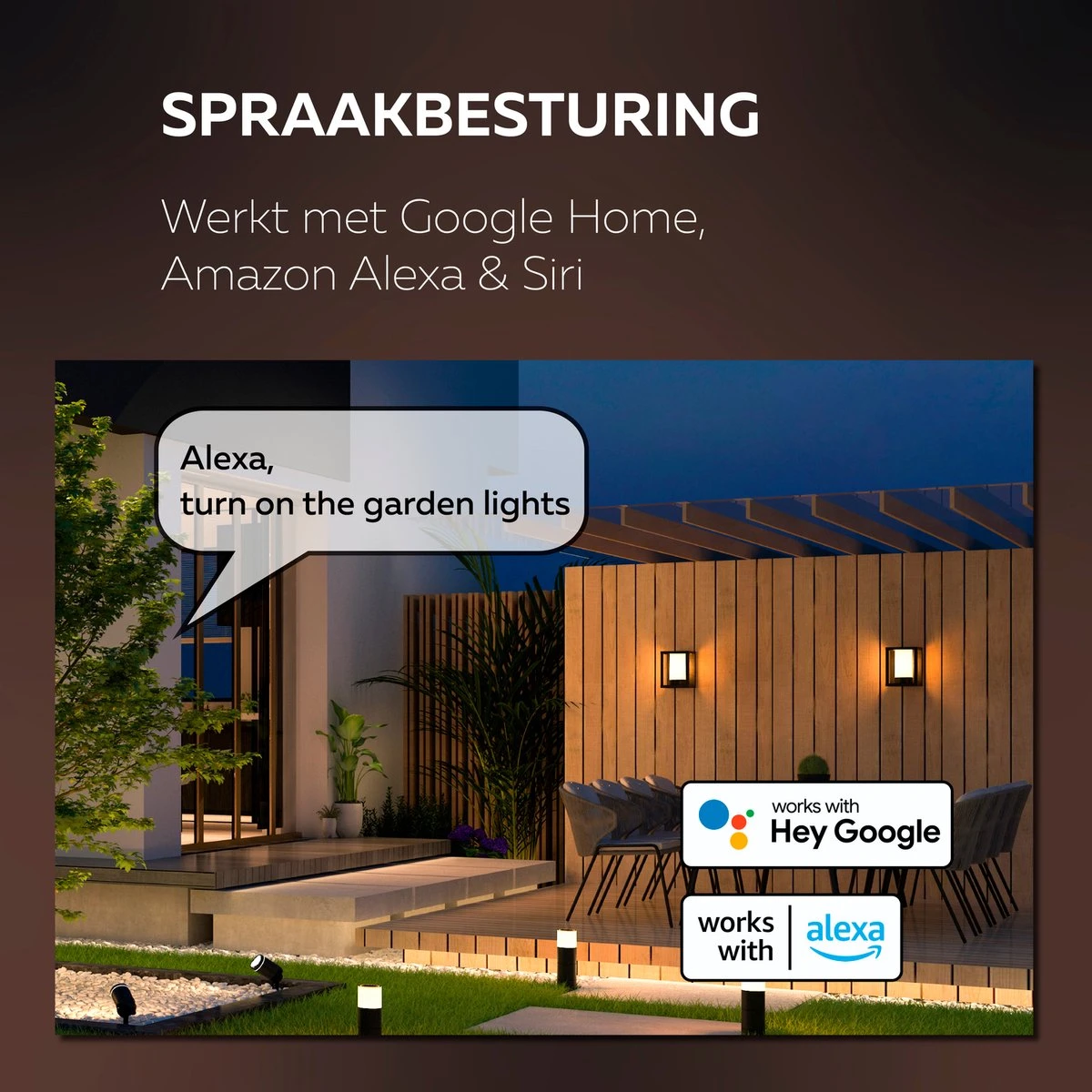 Calex Smart Outdoor LED Buitenlamp - Slimme Wandlamp - RGB En Warm Wit Licht - 4W - Zwart - Afbeelding 9