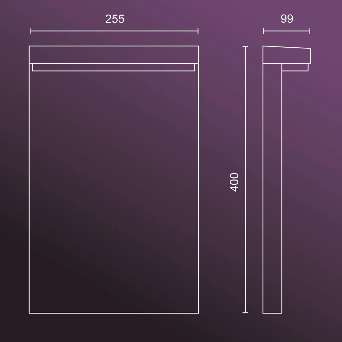 Philips Hue Nyro Sokkellamp - Wit En Gekleurd Licht - Zwart - Afbeelding 9