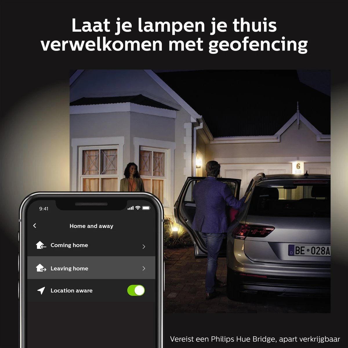Philips Hue Discover Verstraler - Wit En Gekleurd Licht - Zwart - Afbeelding 9