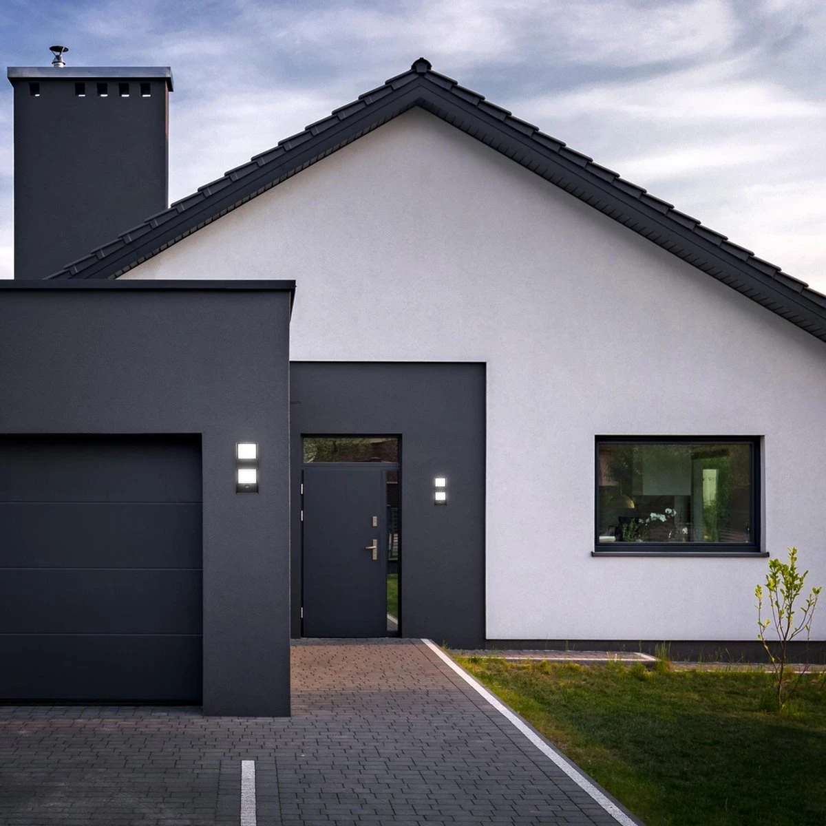 B.K.Licht - Buiten Wandlamp - Met Bewegingssensor - Middenbalk - Voor Buiten - Netstroom - Metalen - Rechthoekige - Zwarte Wandlampen - Met 1 Lichtpunt - IP44 - Buitenverlichting - Buitenlamp - E27 Fitting - 25.5x12x10 Cm - Excl. Lichtbron - Afbeelding 4