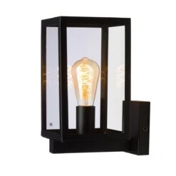 DMQ Buitenlamp Boston - Lantaarn Zwart IP44 - Voordeur - Wand / Hanglamp