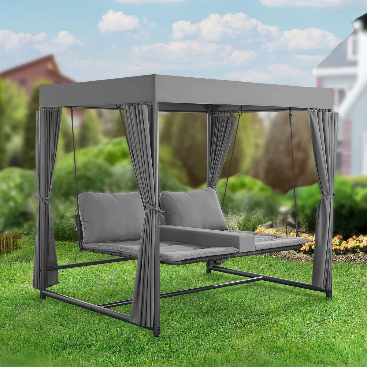 Schommelbank / Ligbank Kassandra - Donkergrijs - Afbeelding 6