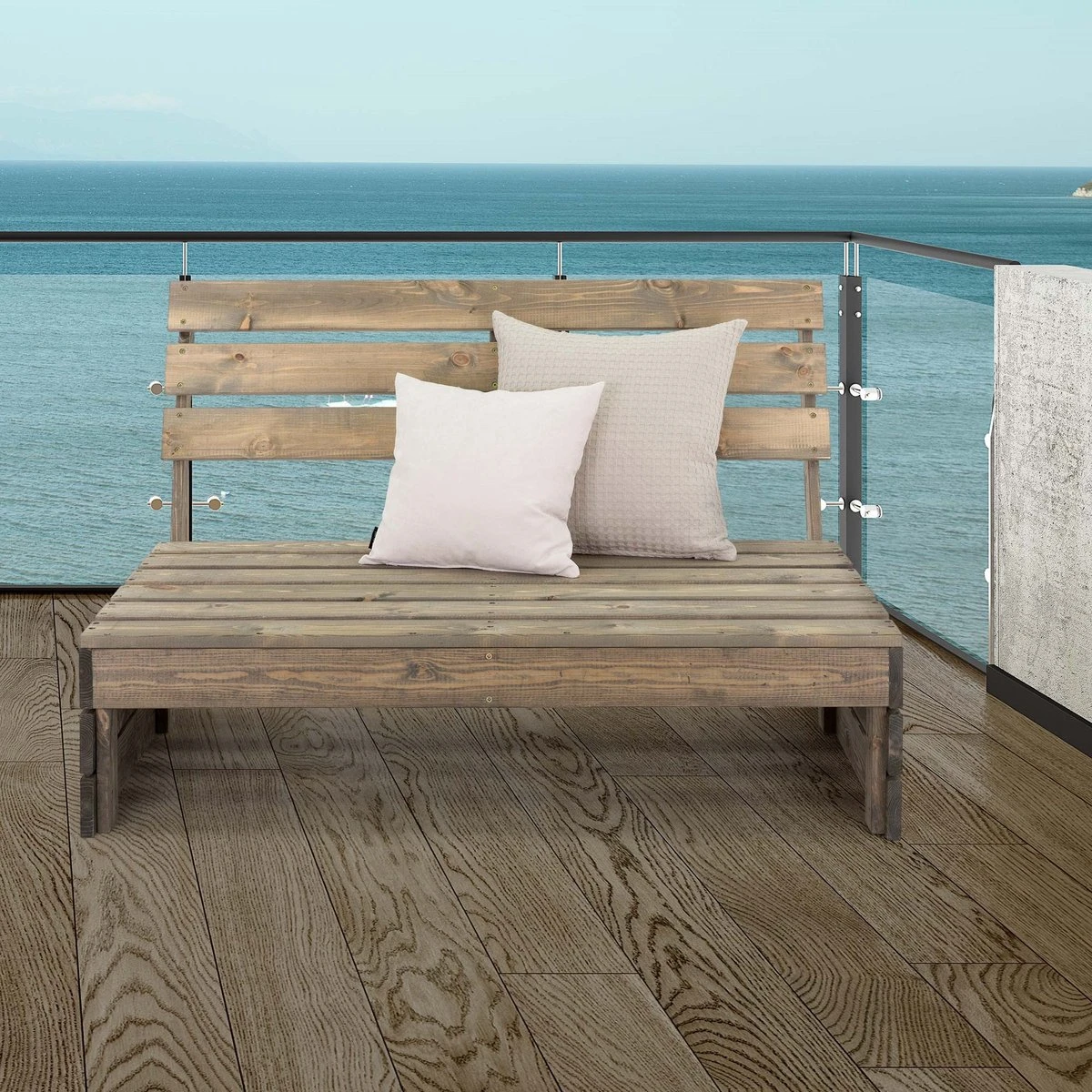 Pro Garden Palletbank - 120 Cm - 2-zits - Afbeelding 4