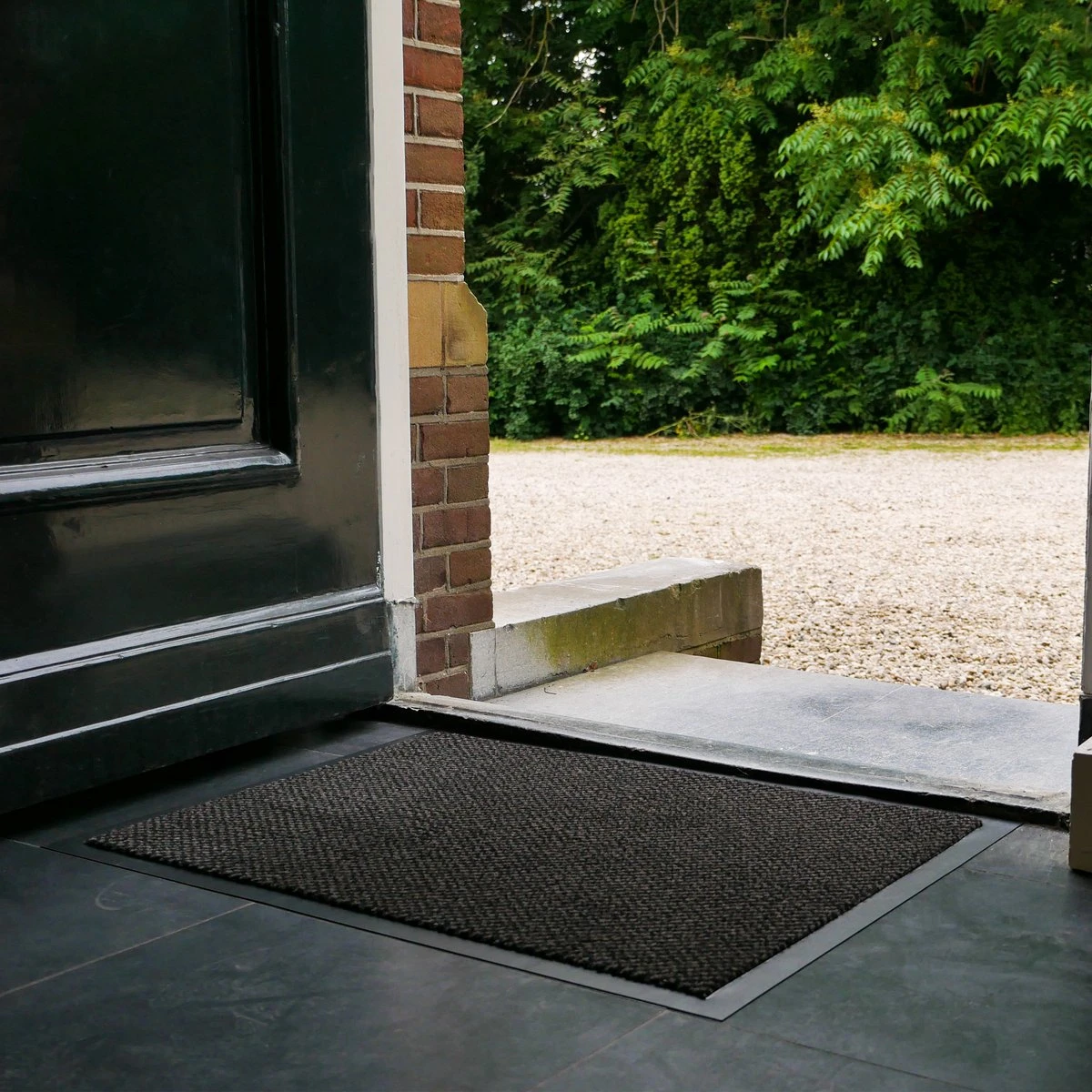 In Round Deurmat Voor Binnen En Buiten – 60 X 80 Cm – Antraciet - Afbeelding 8