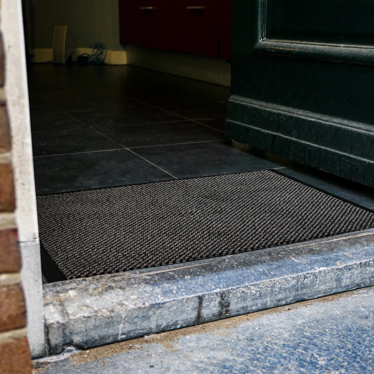 In Round Deurmat Voor Binnen En Buiten – 60 X 80 Cm – Antraciet - Afbeelding 9