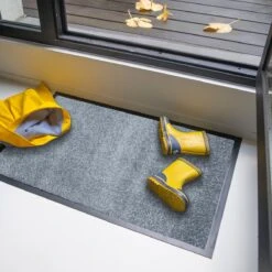 Deurmat Studio M - OPTICLEAN - Droogloopmat Binnen - 60X80 Cm - Lichtgrijs - Verschillende Afmetingen En Kleuren