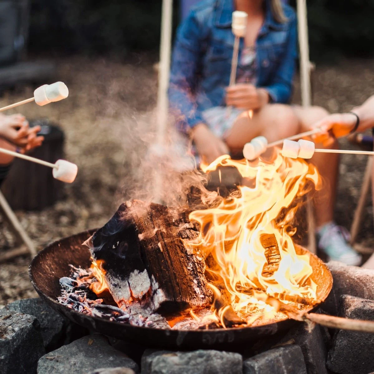 Ambiance Metalen Vuurschaal Ø 57cm Op Standaard - Afbeelding 2
