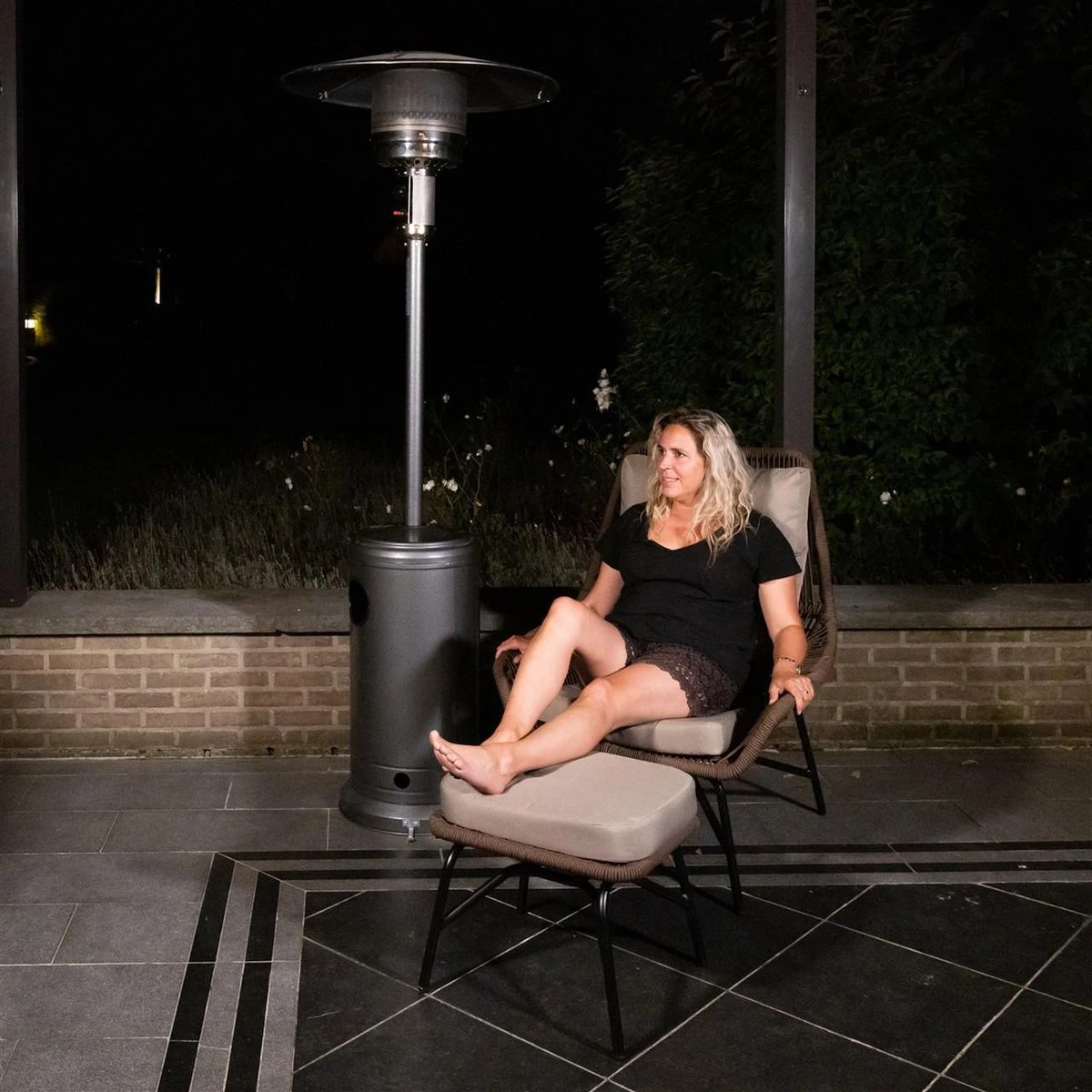 MaxxGarden Terrasverwarmer - Terrasverwarming Op Gas - Flameheather - Sfeerhaard - Verrijdbaar - 13000W - Incl. Hoes - Afbeelding 7