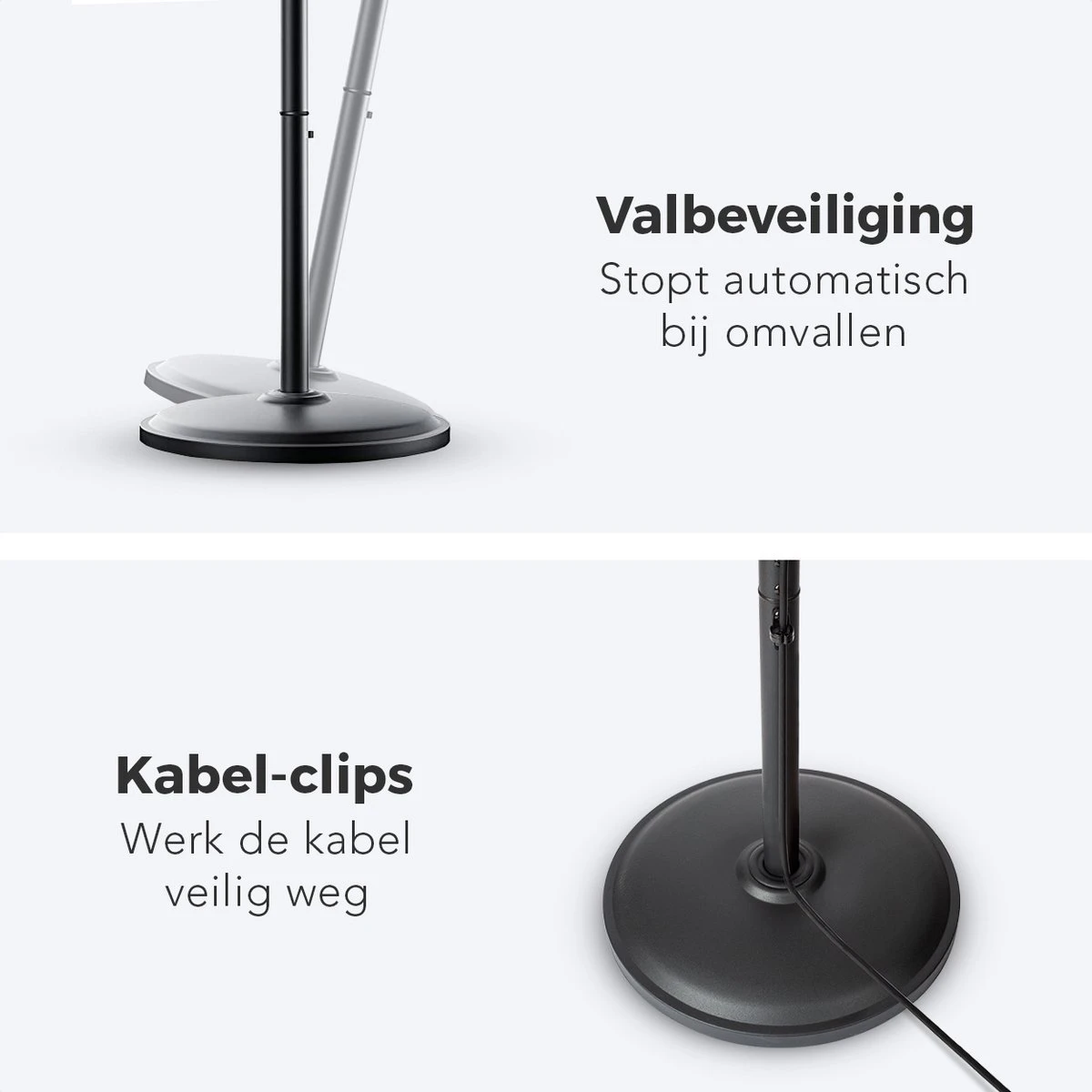 LifeGoods Terrasverwarmer - Elektrisch - 2000W - Hangend En Staand - Incl. Afstandbediening - 3 Standen - Zwart - Afbeelding 8