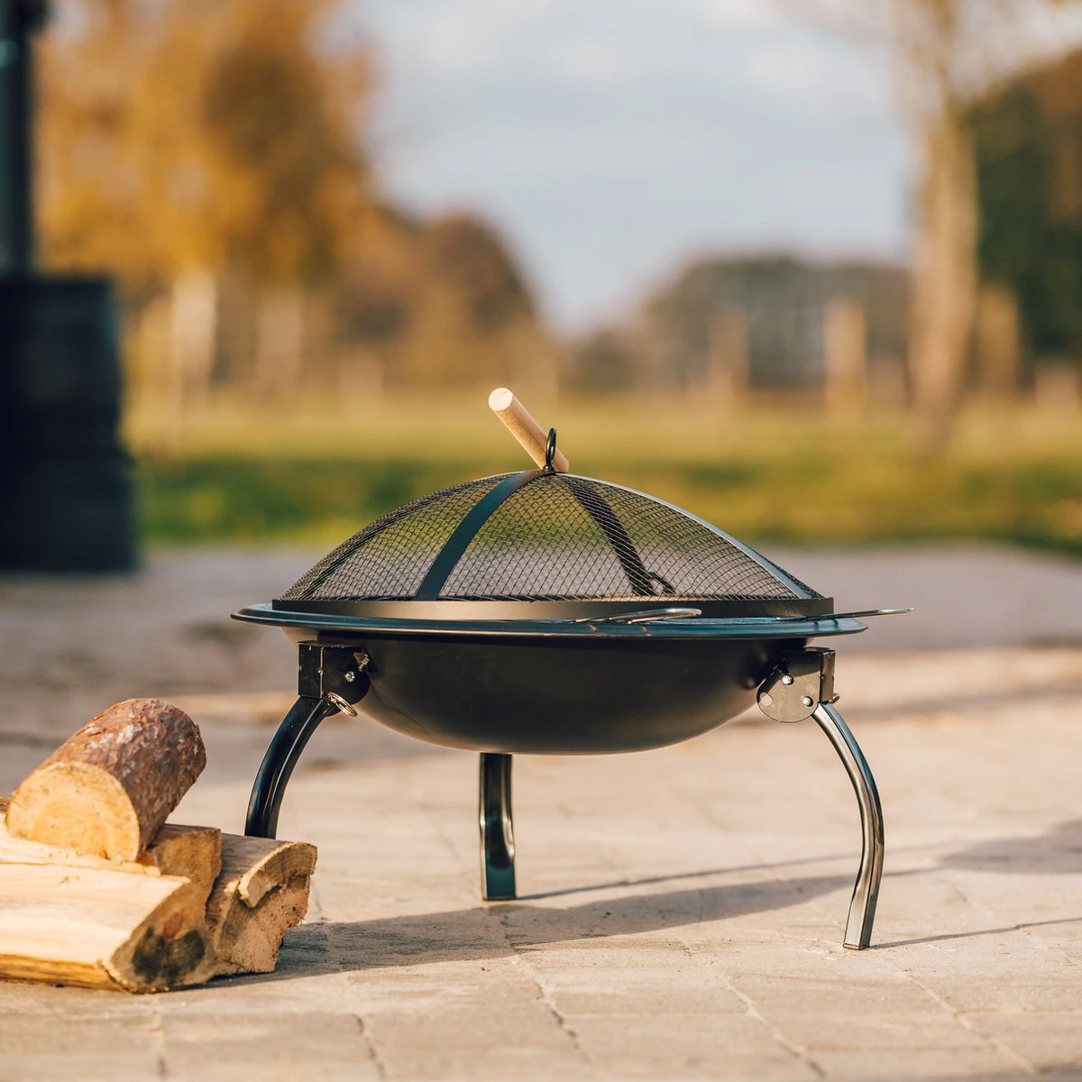 MaxxGarden Vuurschaal - Terrashaard - Vuurkorf - Opvouwbaar - Rond - 56cm - Afbeelding 5