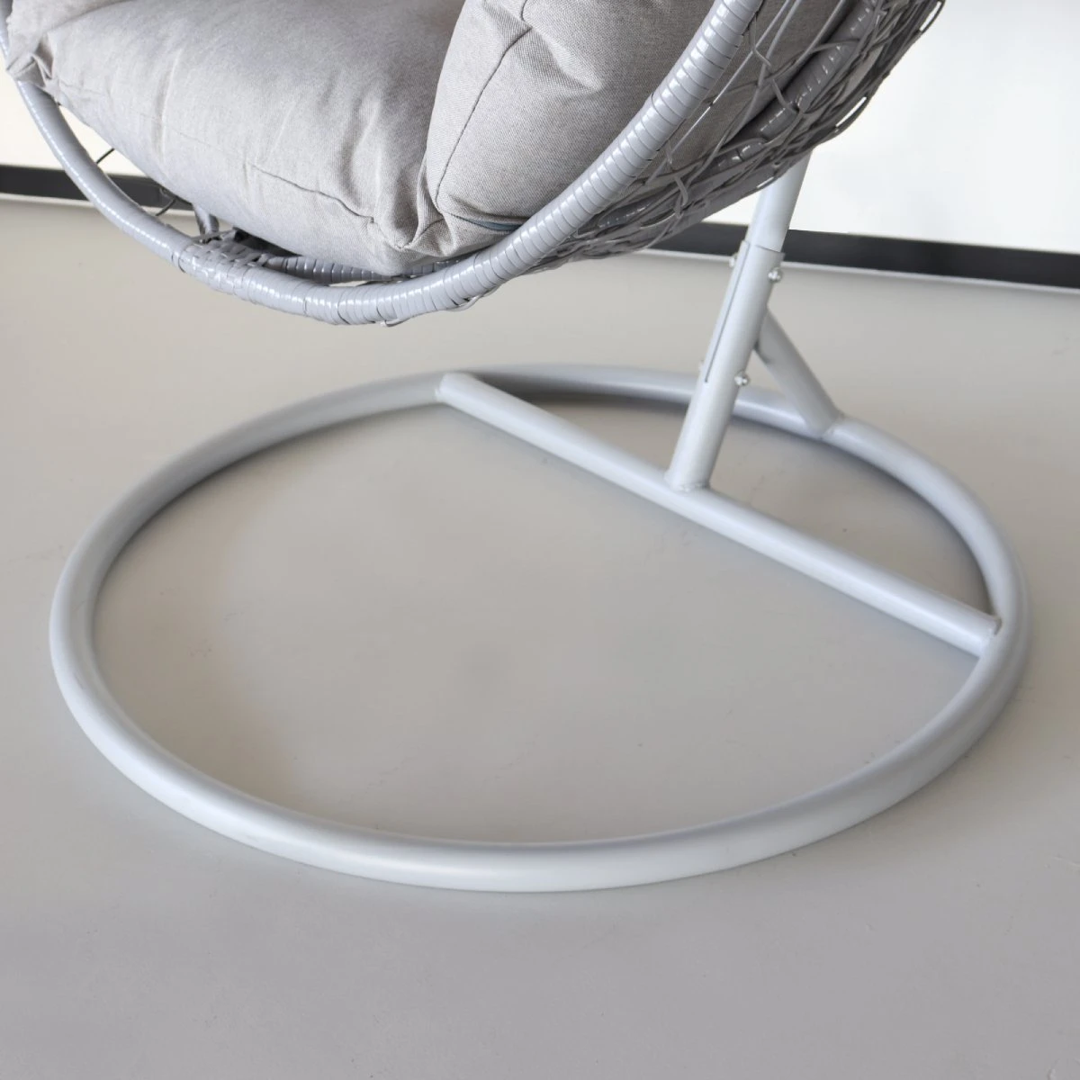 Egg Hangstoel Roundabout Grijs - Afbeelding 4