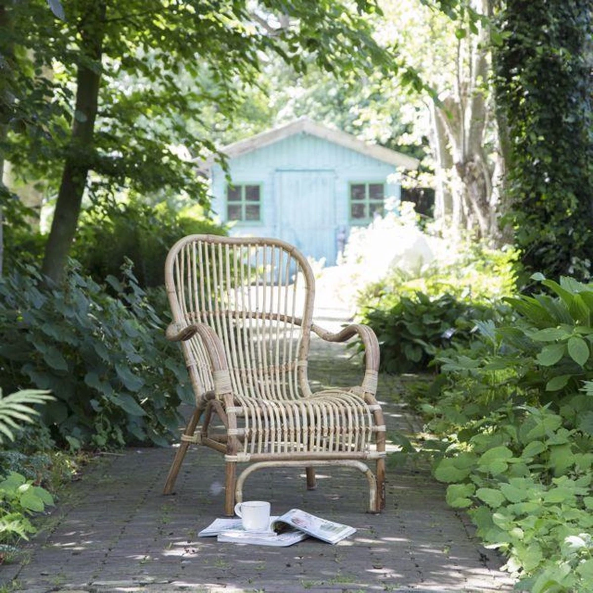 Rotan Stoel Bari Naturel - Afbeelding 4