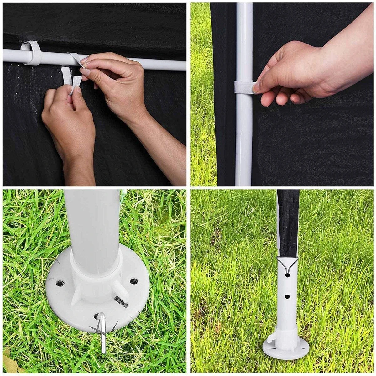 MaxxGarden Partytent - Feesttent Paviljoen - 3x3m - Antraciet - Afbeelding 4