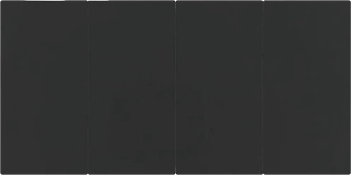 VidaXL 7-delige Tuinset Met Kussens Grijs En Zwart - Afbeelding 3