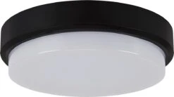 Led Buiten Plafondlamp - Geschit Voor Binnen En Buiten Opbouwlamp - 18w - 4000K Daglicht - 2235 Lumen - Rond - Zwart/Wit - 210 Mm - IP65