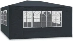 MaxxGarden Partytent - Feesttent Paviljoen - 3x3m - Antraciet