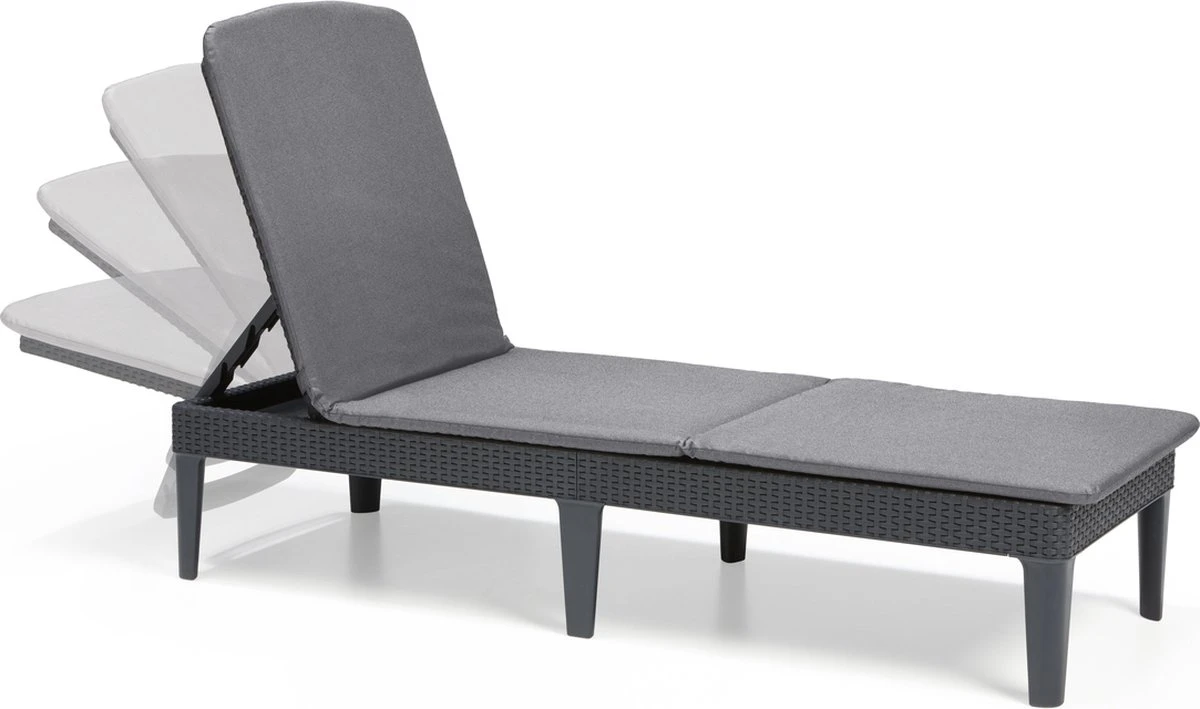 Allibert Jaipur Ligbed - 58x187,5x29 Cm - Grafiet - Afbeelding 7